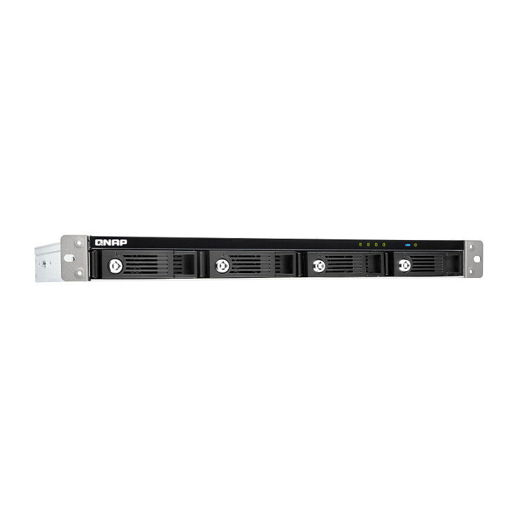 QNAP TS-433eU-4G 4-Bay 1U Short-Depth Rack NAS Server – ARM Cortex-A55, 4GB DDR4, Dual 2.5GbE - 3