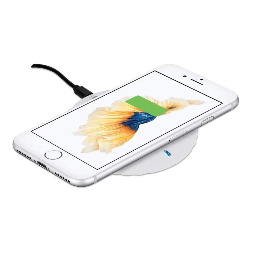 Adapter Manhattan / Wireless Charger Qi / 5W / 5V / 1A / USB - Bardhë - 4