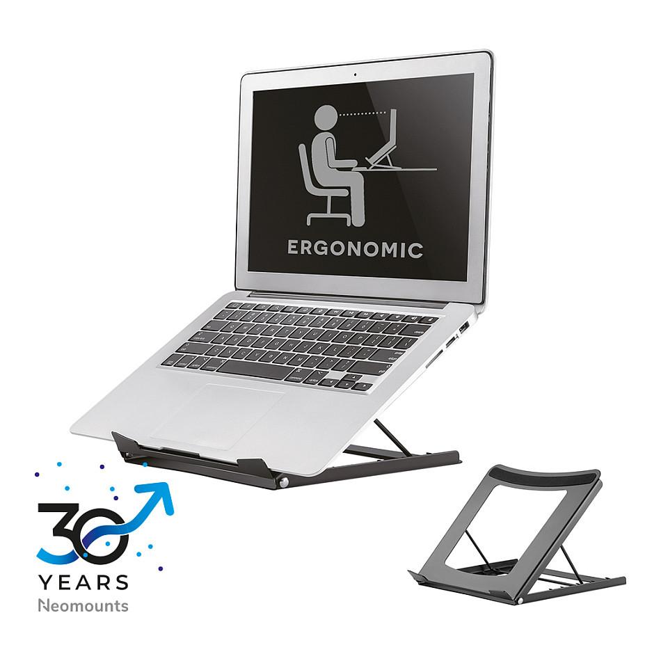 Mbajtës për Laptop Neomounts NSLS075BLACK, 10"-16", i Palosshëm, 5 Pozicione, deri 5kg, Çelik - Zezë