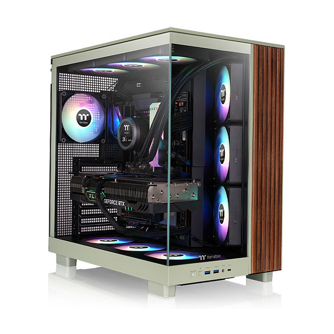Kasë Midi Thermaltake View 380 XL WS / ARGB – Gjelbër - 2
