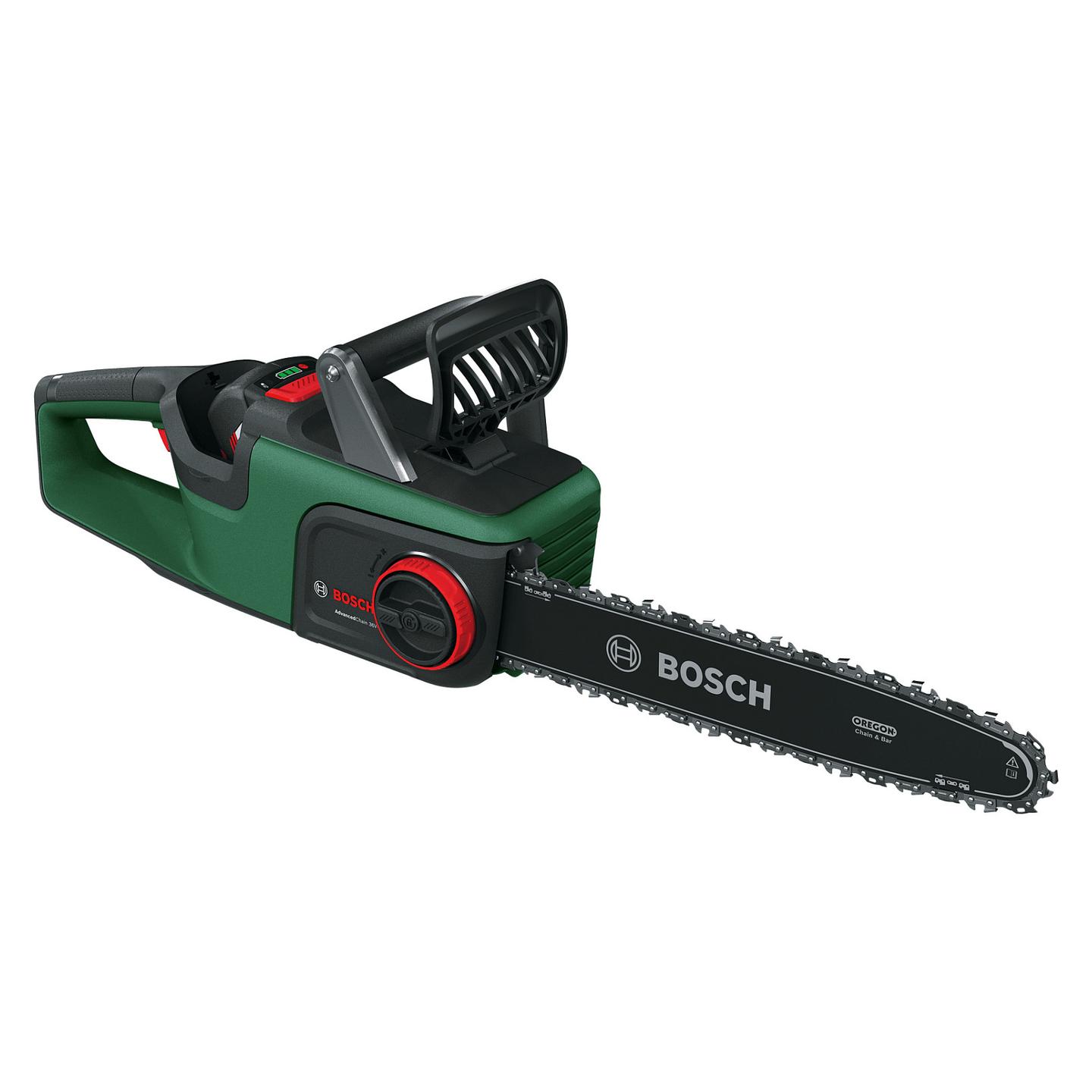 Sharrë me Zinxhir me Bateri Bosch AdvancedChain 36V-35-40, 36V, Shpatë 350mm, 14m/s, 1 Bateri 2.0Ah - Gjelbër/Zezë