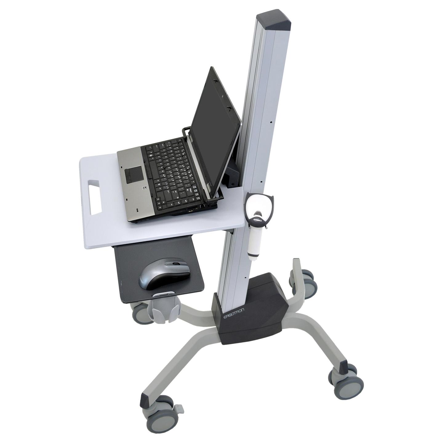 Karrocë për Laptop Ergotron Neo-Flex 24-205-214 / 12"-17.3" / 6.8kg / Rregullim Lartësie 68-118cm / 4 Rrota / 2 me Frenim - Gri - 4