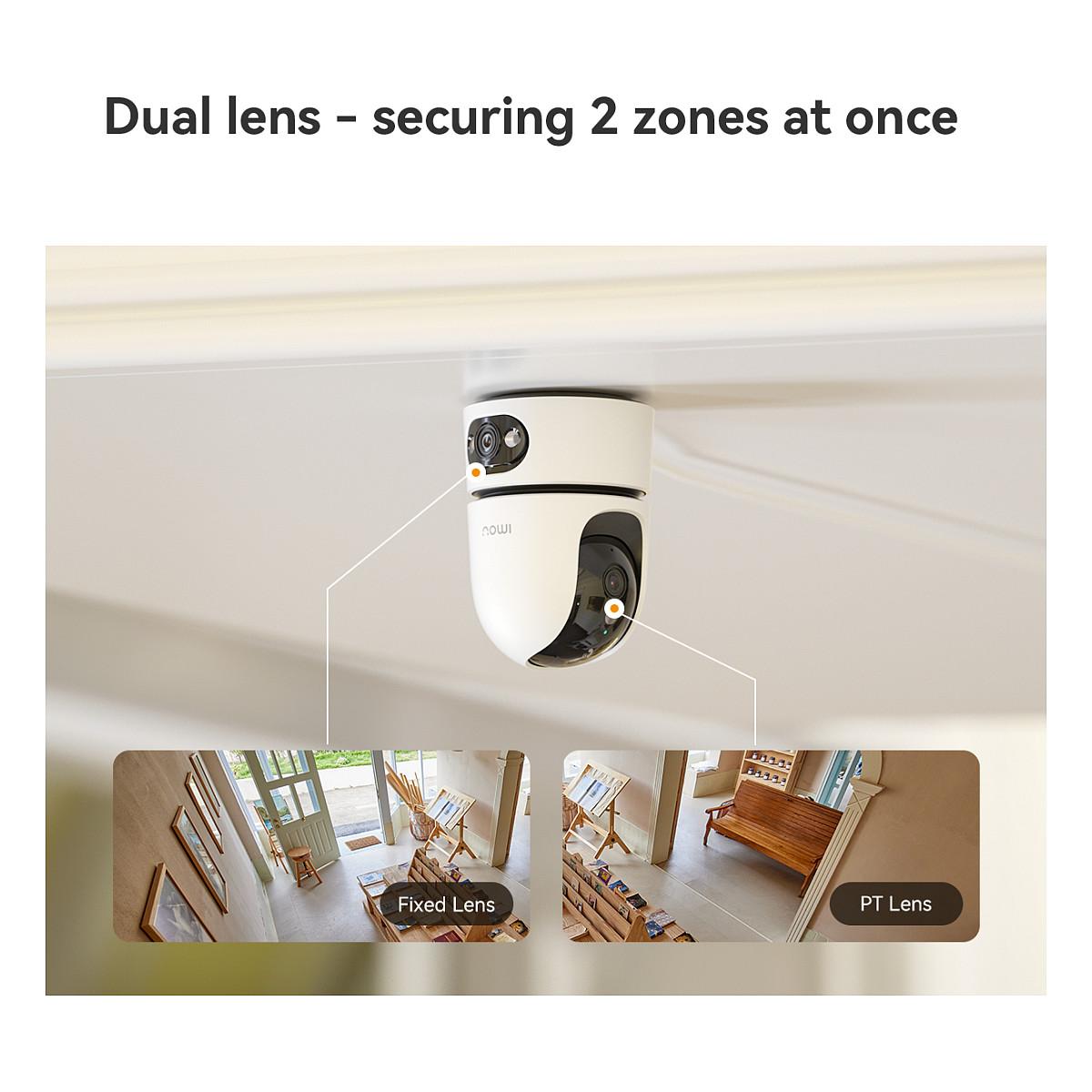 IMOU Ranger Dual Pro 6MP – Dual-Lens 3MP+3MP, PTZ 355°/90°, Wi-Fi 6, Smart Tracking, MicroSD 512GB - 19