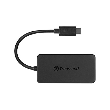 Kabllo USB Transcend HUB2C / USB Type-C / 4x USB Type-A / USB 3.2 Gen 1 - Zezë
