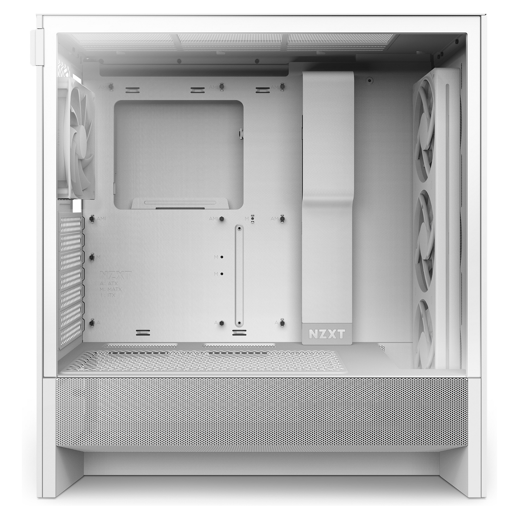 Kasë NZXT H5 Flow RGB CC-H52FW-R1 -Bardhë - 7
