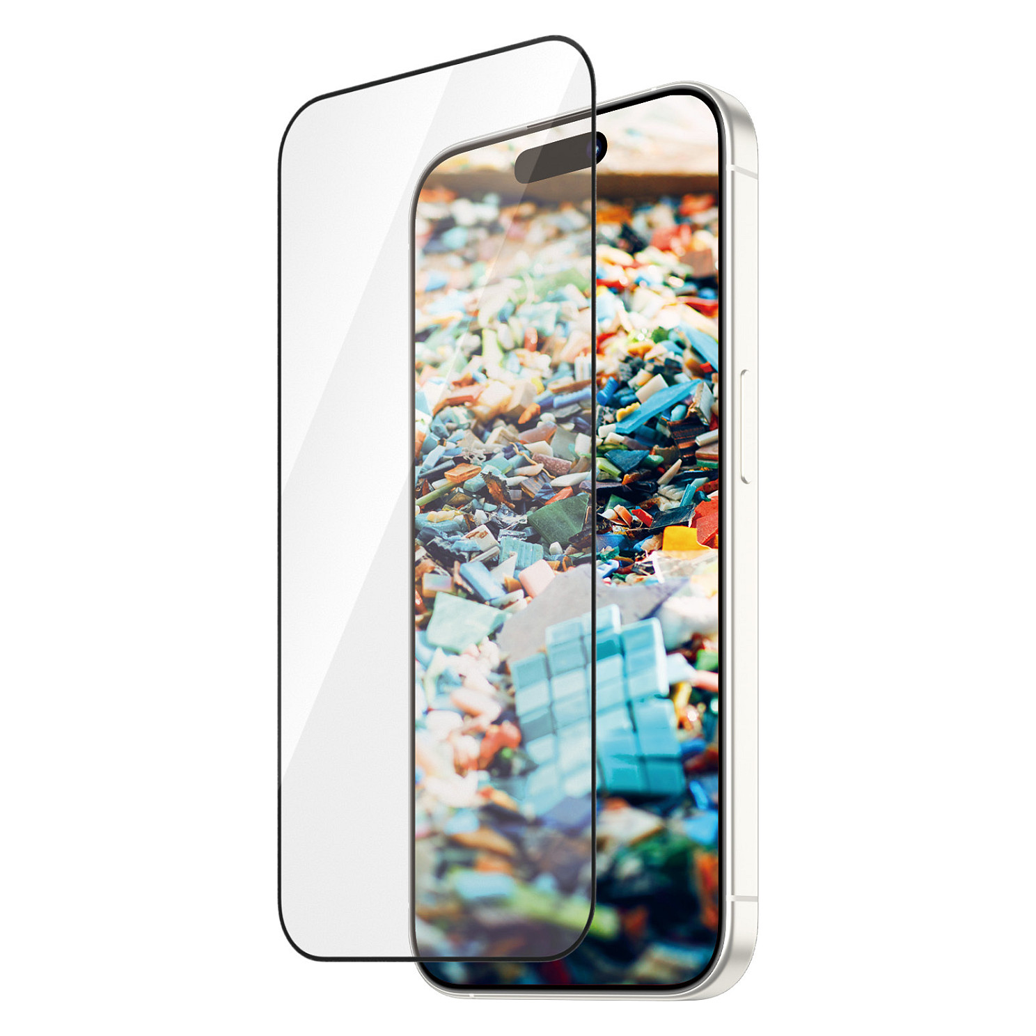 Aksesorë për telefon PanzerGlass / iPhone 15 Pro / Refresh / Ultra-Wide Fit / w. Aligner - 1