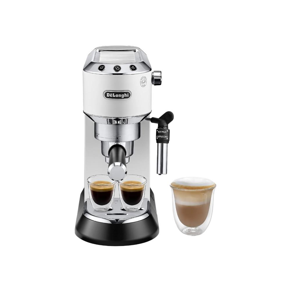 Aparat për kafe De'Longhi Dedica Style / Portafilter / 15 Bar / 1.1L – Bardhë - 2