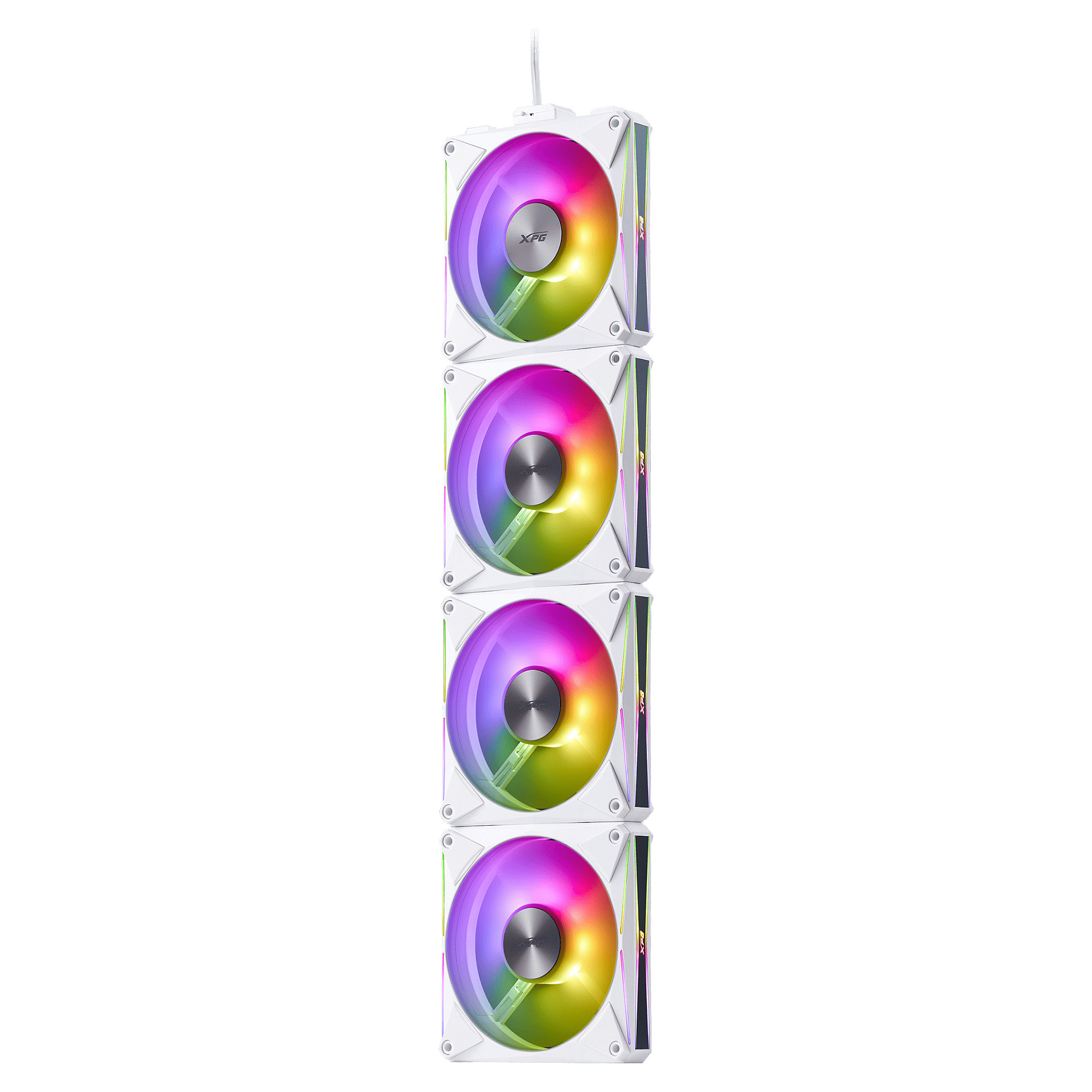 Ftohës për Kasë K Cooler XPG Hurricane MAG 120 ARGB PWM / 120mm / 4-Pack – Bardhë - 1