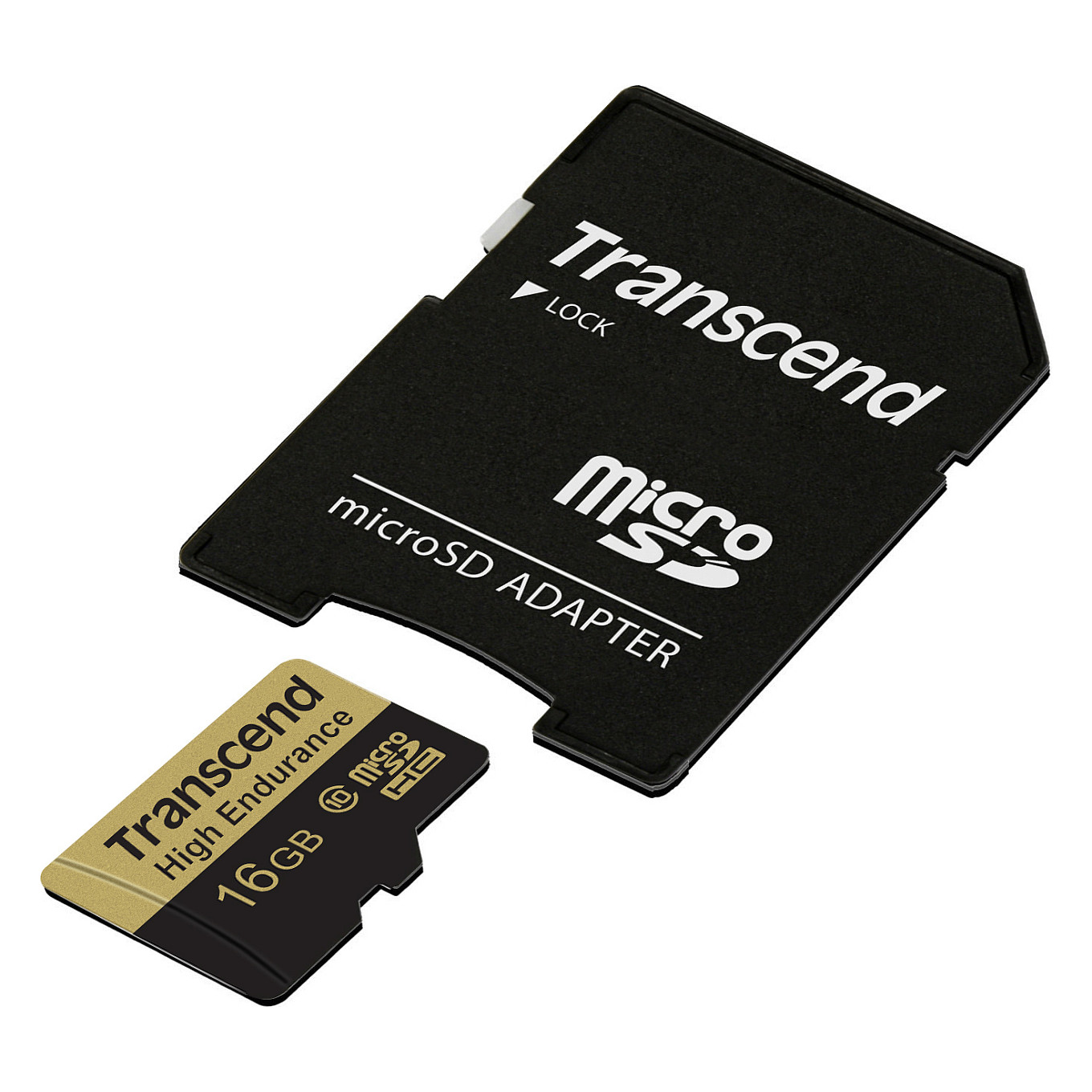Kartë memorie SD CARD _Transcend - Flash- (microHC/SD-Adapter ) - 16 GB - 4