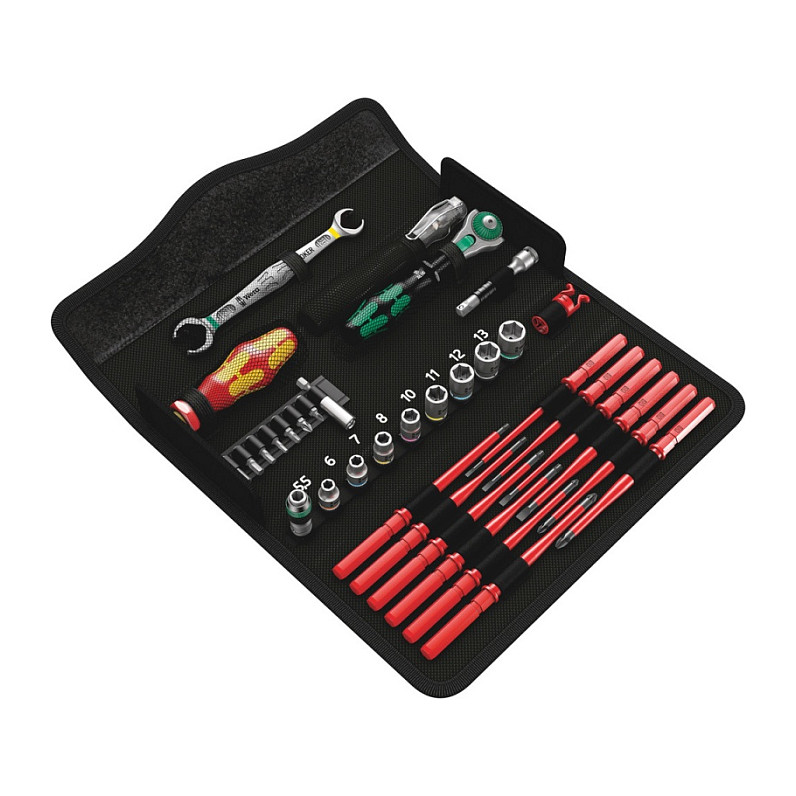 Vegla pune Wera Kraftform Kompakt W1 Maintenance Tool Set / Pouch / 35 Pjesë