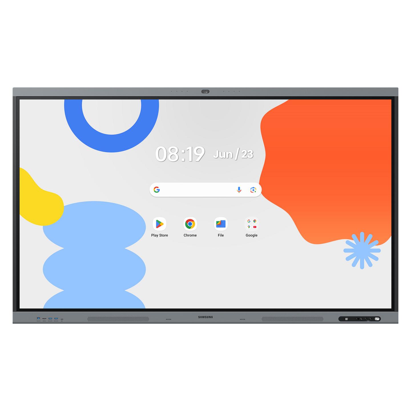 Interaktiv (Smart Board) Samsung LH65WAFPLGC, 65", 4K UHD IPS, Touch, 128GB, 2× HDMI, DP, 4× USB - Zezë/Hiri