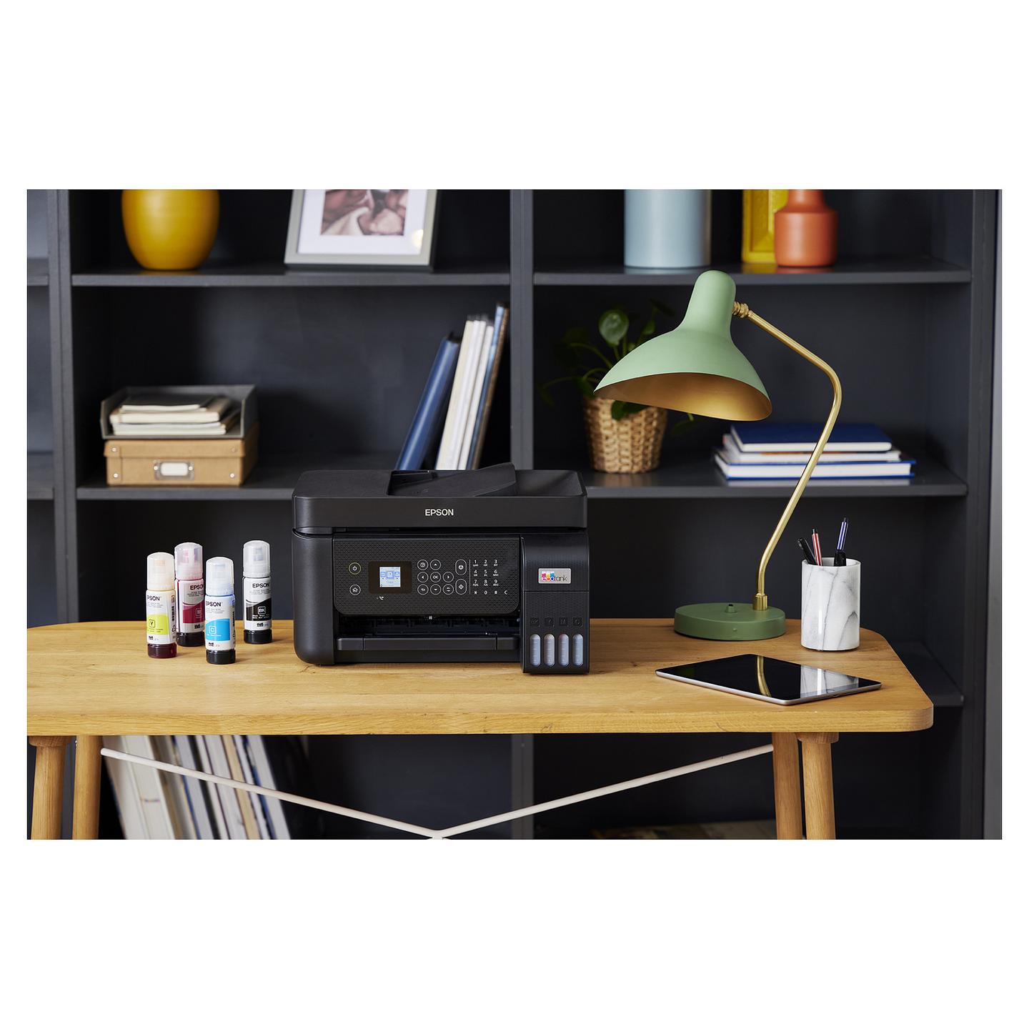 Printer Multifunksional me Ngjyra Epson EcoTank ET-4800 / A4 / Inkjet / 5760 × 1440 DPI / 15 ppm / ADF / Fax / Wi-Fi / Ethernet / USB - Zezë - 16