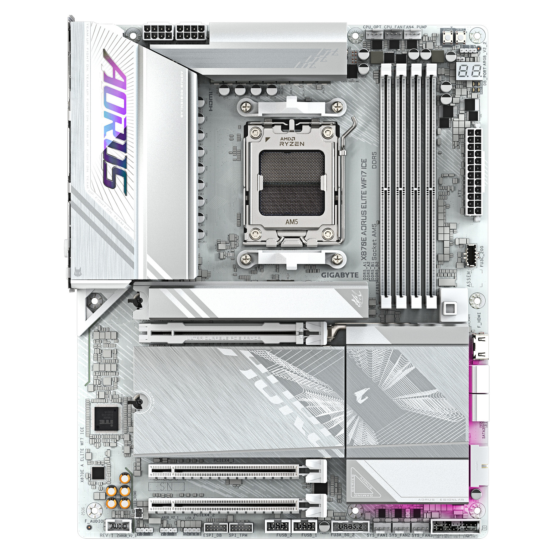 GA-X870E A ELITE WIFI7 ICE (AM5) (D) - 2