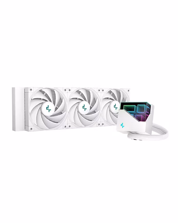 Ftohës për Procesor Deepcool LT720 WH / AIO / 360 mm / 3x 120 mm / ARGB - Bardhë