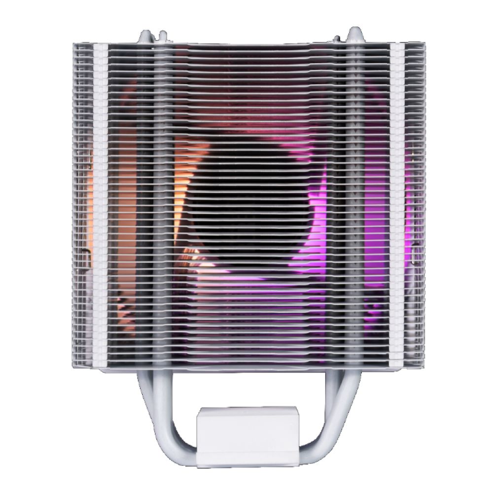 Ftohës për Procesor Gamdias BOREAS E1-410 WH / 120mm / 4 Heat Pipes / ARGB / PWM - Bardhë - 5