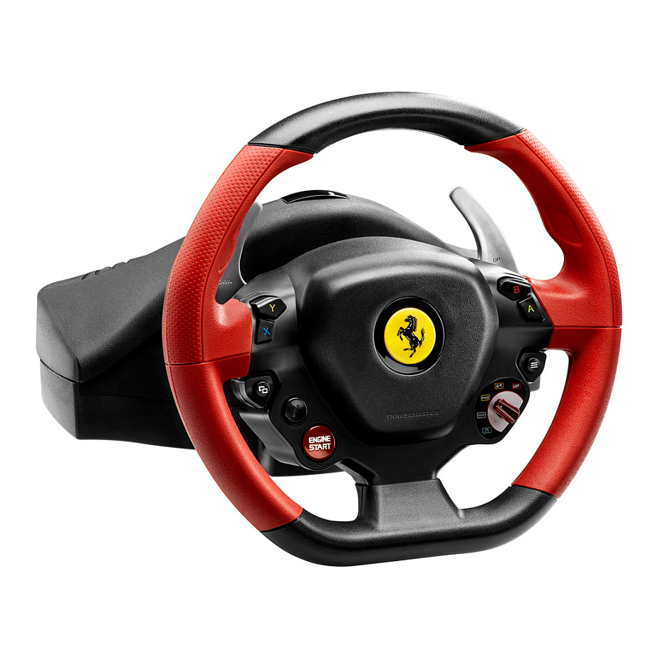 Kontroller Timon & Pedale Thrustmaster Ferrari 458 Spider - Zezë/Kuqe - 4