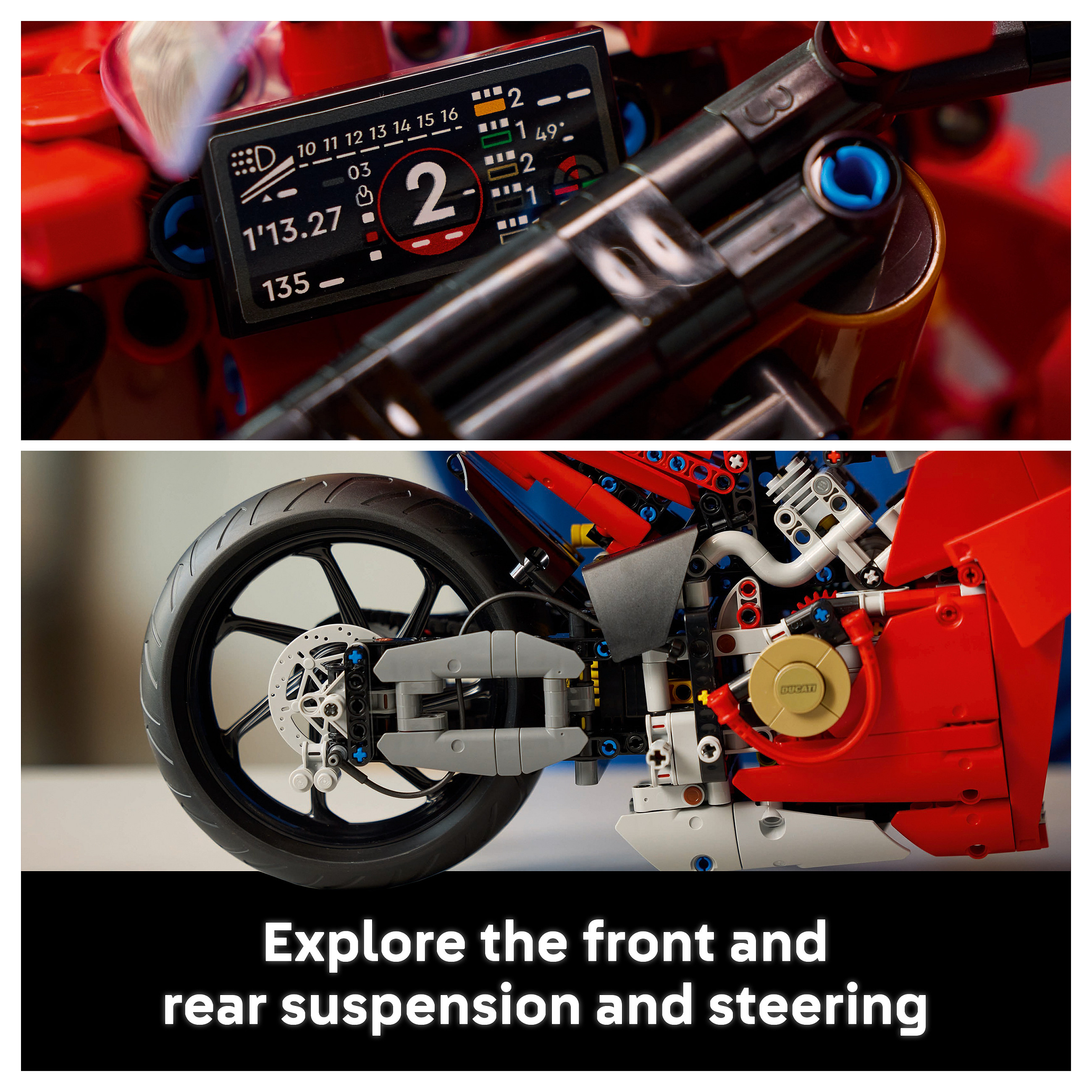 LEGO 42202 Technic Ducati Panigale V4 S Motorcycle - 40