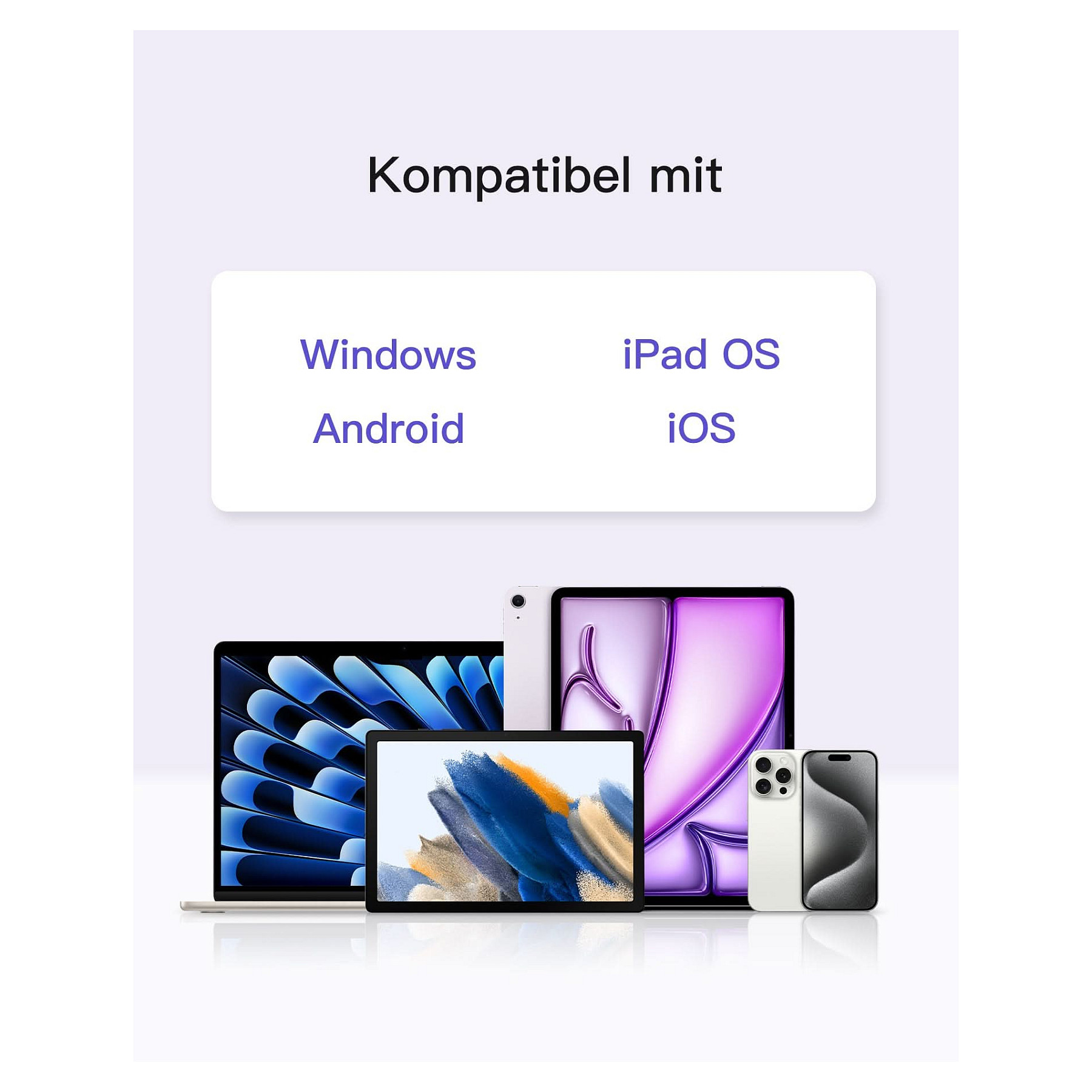 Aksesorë për Tablet Inateck Keyboard / QWERTZ – Gri - 3