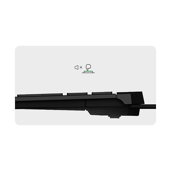 Tastierë me kabllo KeySonic KSK-5210ELU / USB 2.0 / Tenkeyless / QWERTZ / German / 80 Çelësa / LED - Zezë - 2