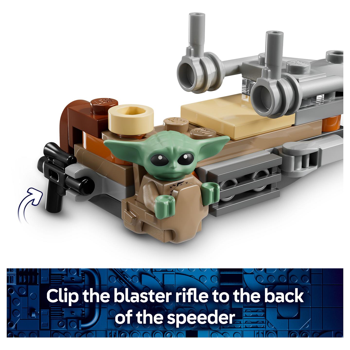 LEGO Star Wars The Mandalorian & Grogu's Speeder Bike 75436 - 29