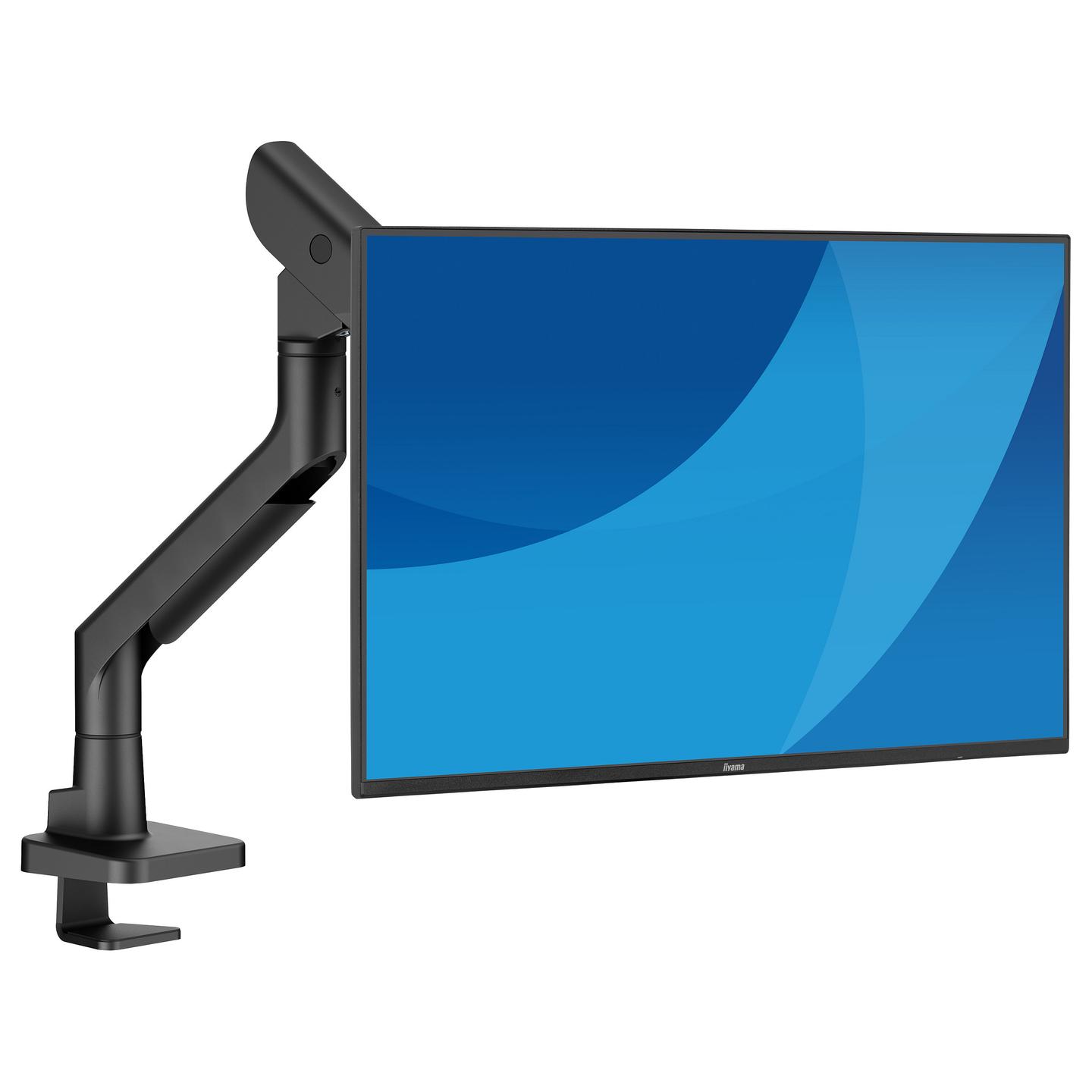Mbajtëse për Monitor iiyama DS6001C-B1 / 1 Monitor / 17–49" / 2–27kg / VESA 75x75 & 100x100 / Gas Spring / Rotacion 360° - Zezë