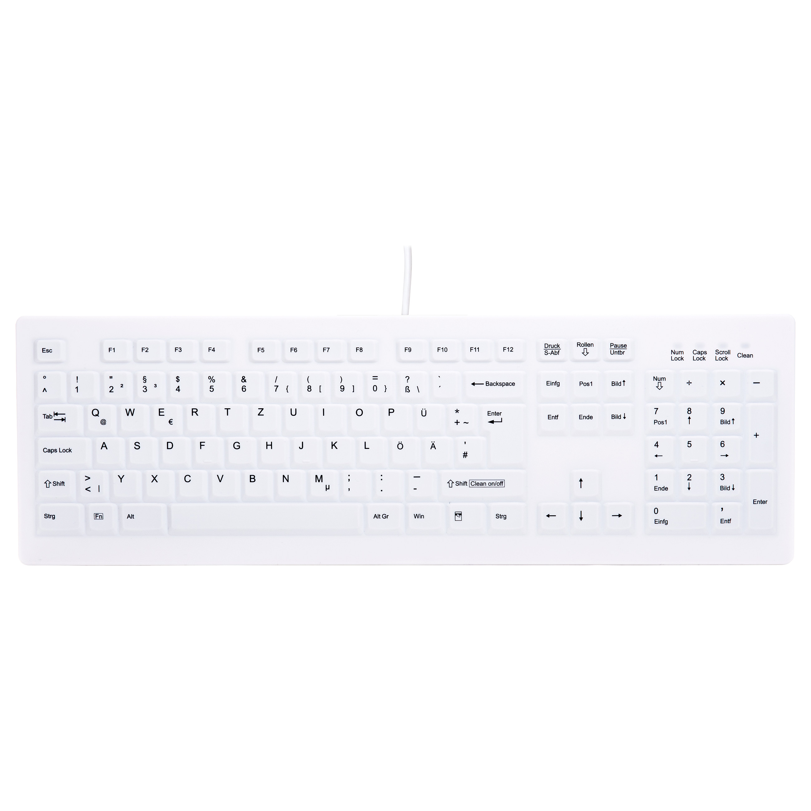 Active Key MedicalKey AK-C8100 - Tastatur-Abdeckung - Weiß - 1