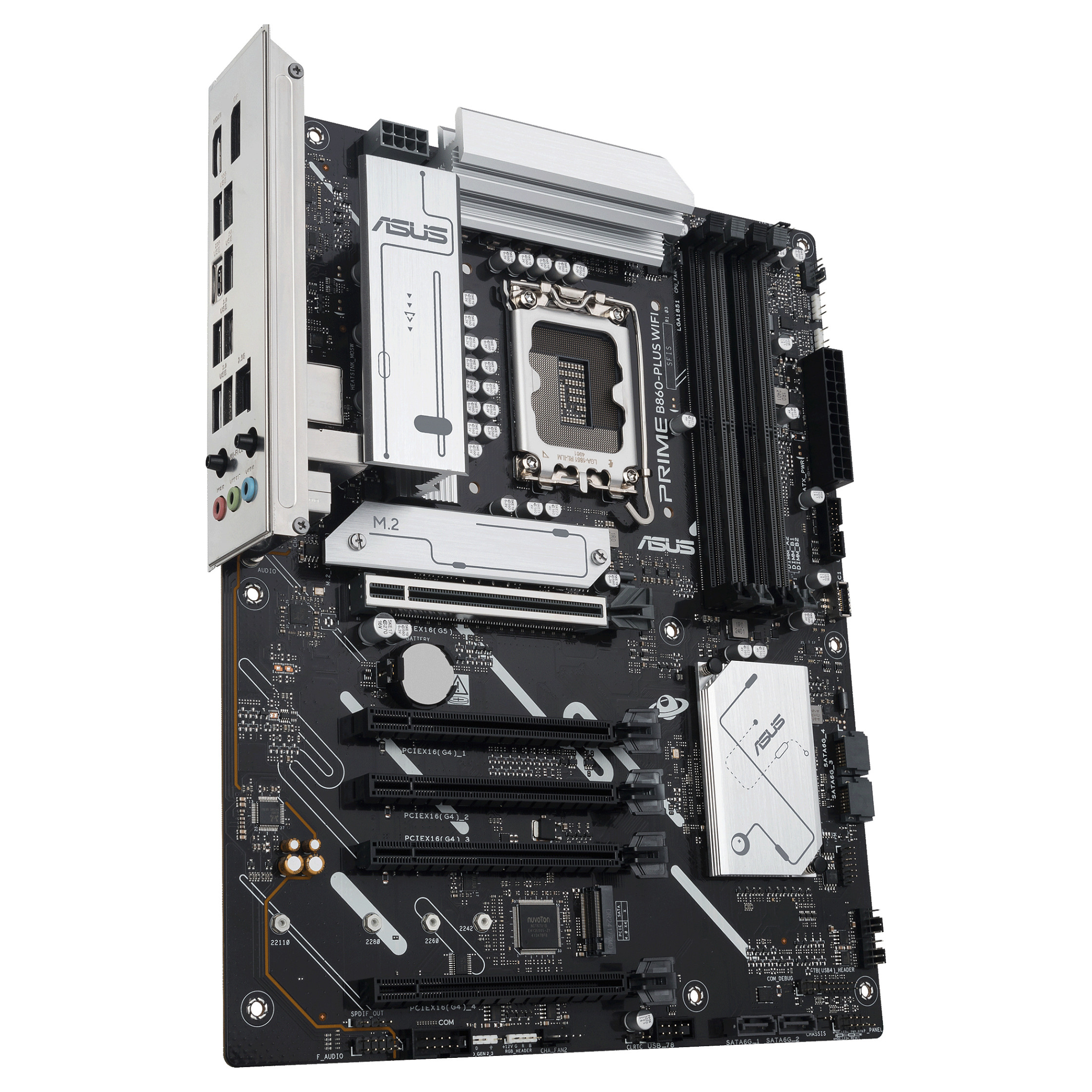Pllakë Amë MB Intel LGA1851 ASUS PRIME B860-PLUS WIFI DDR5 - 3