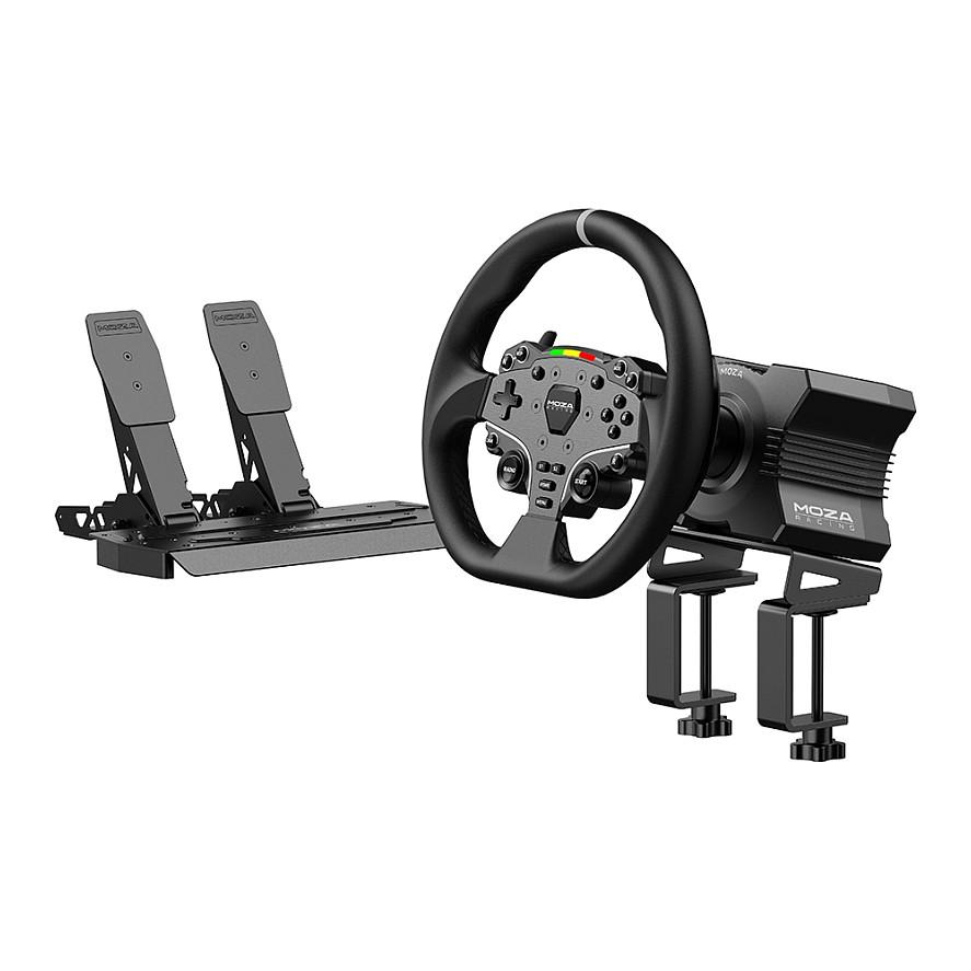 Kontroller Timon & Pedale MOZA Racing R5 Bundle / Direct Drive 5.5 Nm / ES Steering Wheel / SR-P Lite Pedals / RS20 – Zezë - 1