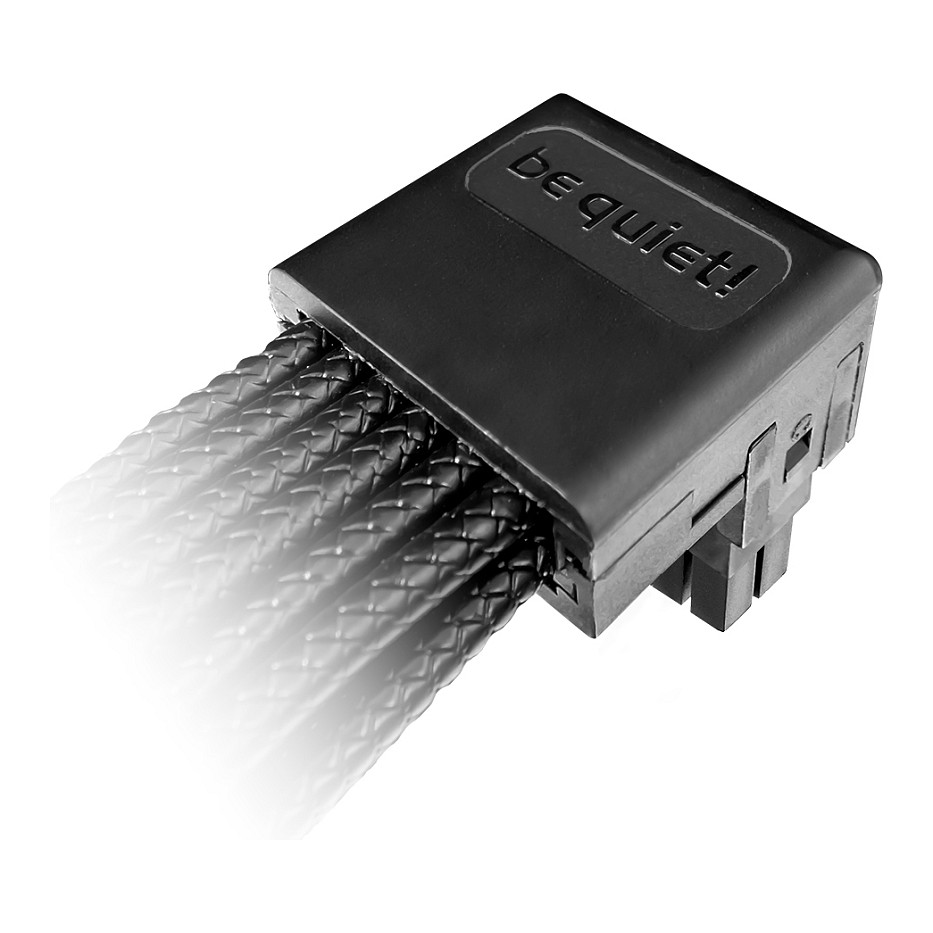 Kabllo be quiet! CHR-7710 / 12V-2x6 në 12VHPWR / 0.7m / 90° Reversed - Zezë - 2