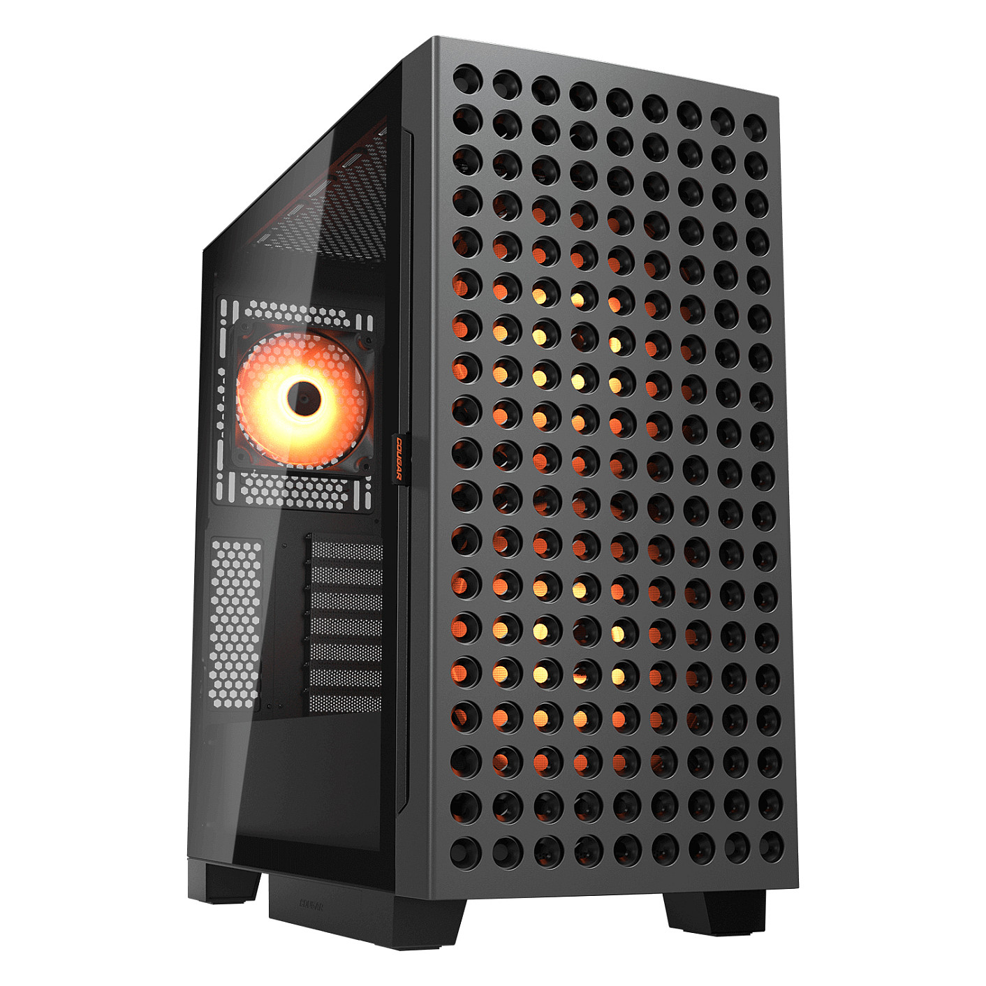 Kasë Midi COUGAR Airface ECO / ARGB – Zezë - 1