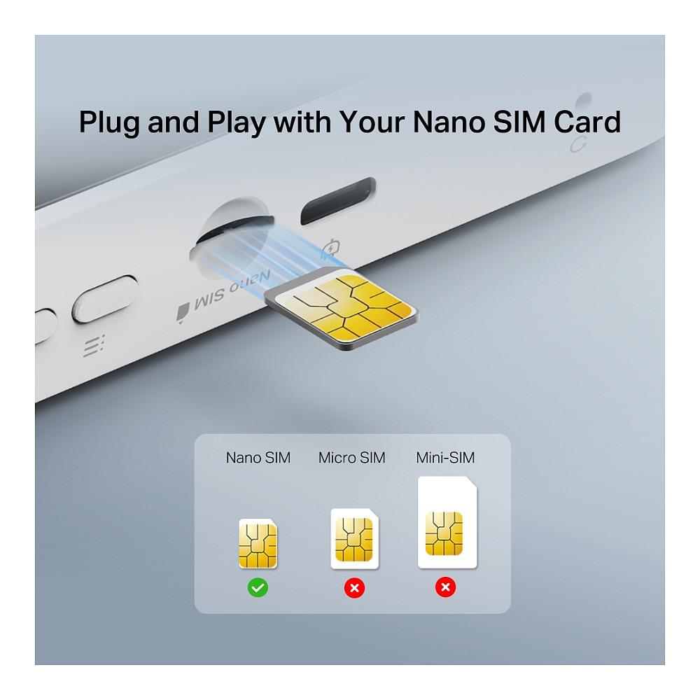 Mercusys MT115 4G LTE Cat 4 Mobile Wi-Fi 150Mbps Wi-Fi 6 287Mbps Nano SIM 2400mAh – E Zezë - 8