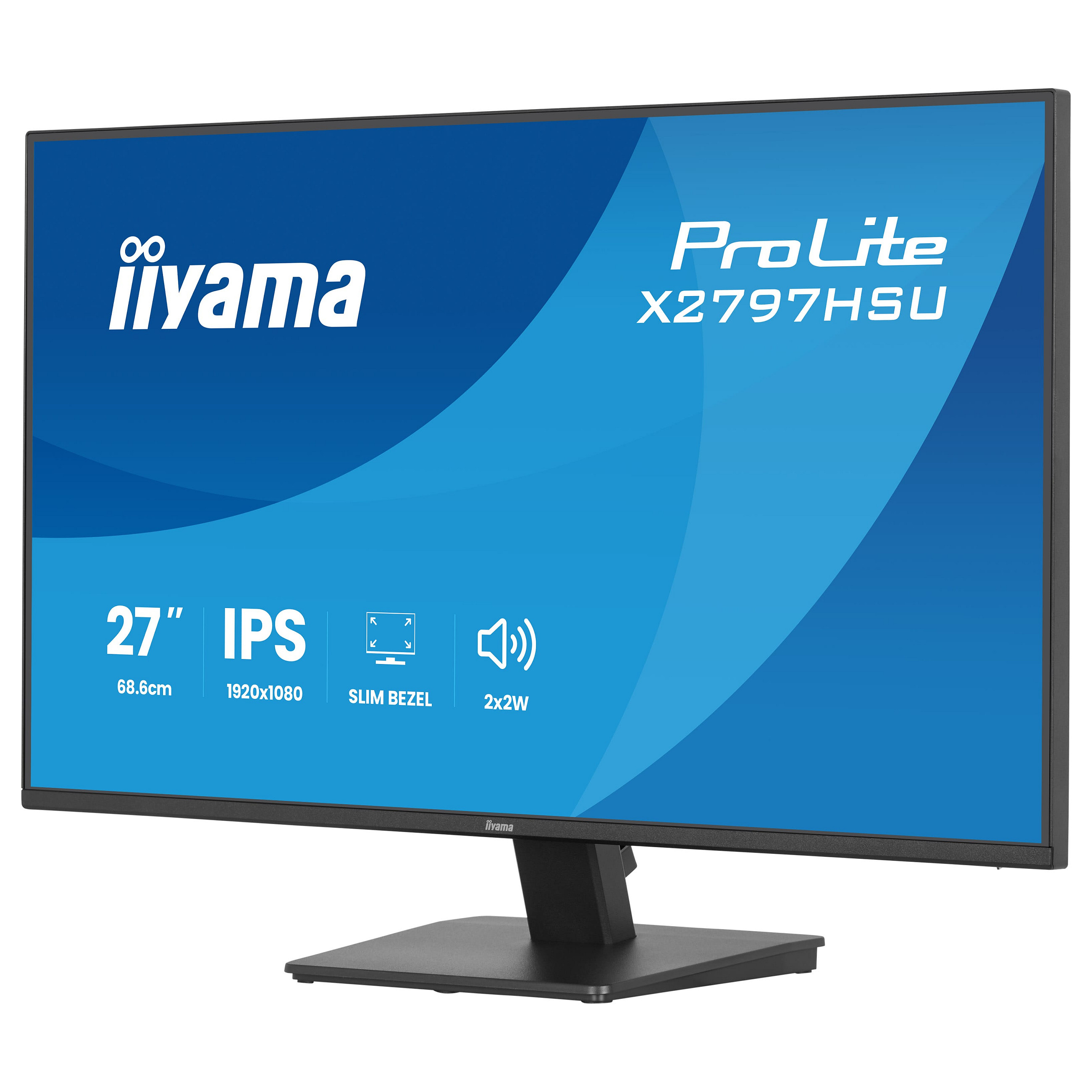 Monitor iiyama ProLite X2797HSU-B1 / 27"/ Full HD IPS / LED / 120 Hz / 4 ms / HDMI+USB+DP - Zezë - 5