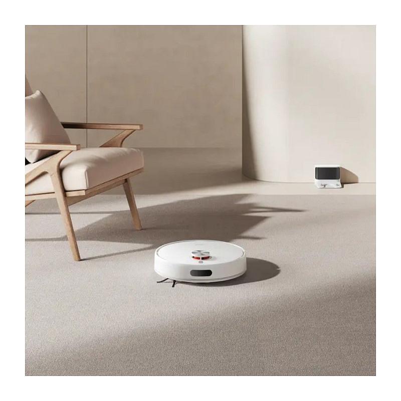 Fshesë robotike me vakum dhe larëse Xiaomi Robot Vacuum S40 / 10.000Pa / LDS / Mopim - Bardhë - 4