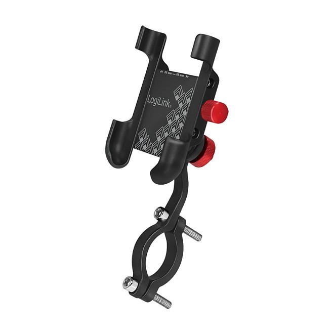 Mbajtëse për Telefon LogiLink AA0148 / 3.5–7" / 55–95mm / 360° / 120° / Aluminium - Zezë/Kuqe