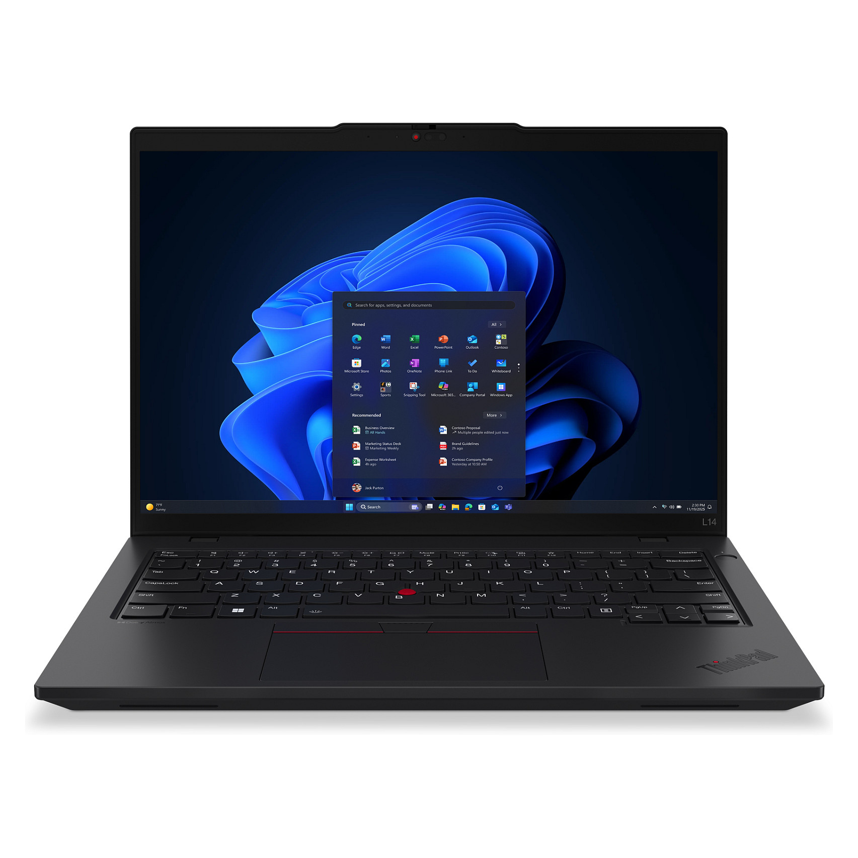 Laptop Lenovo ThinkPad L14 G6 / Ultra 5 225U / 32GB DDR5 / 512GB / 14" WUXGA IPS / Intel Graphics / DE  / e zezë - 1