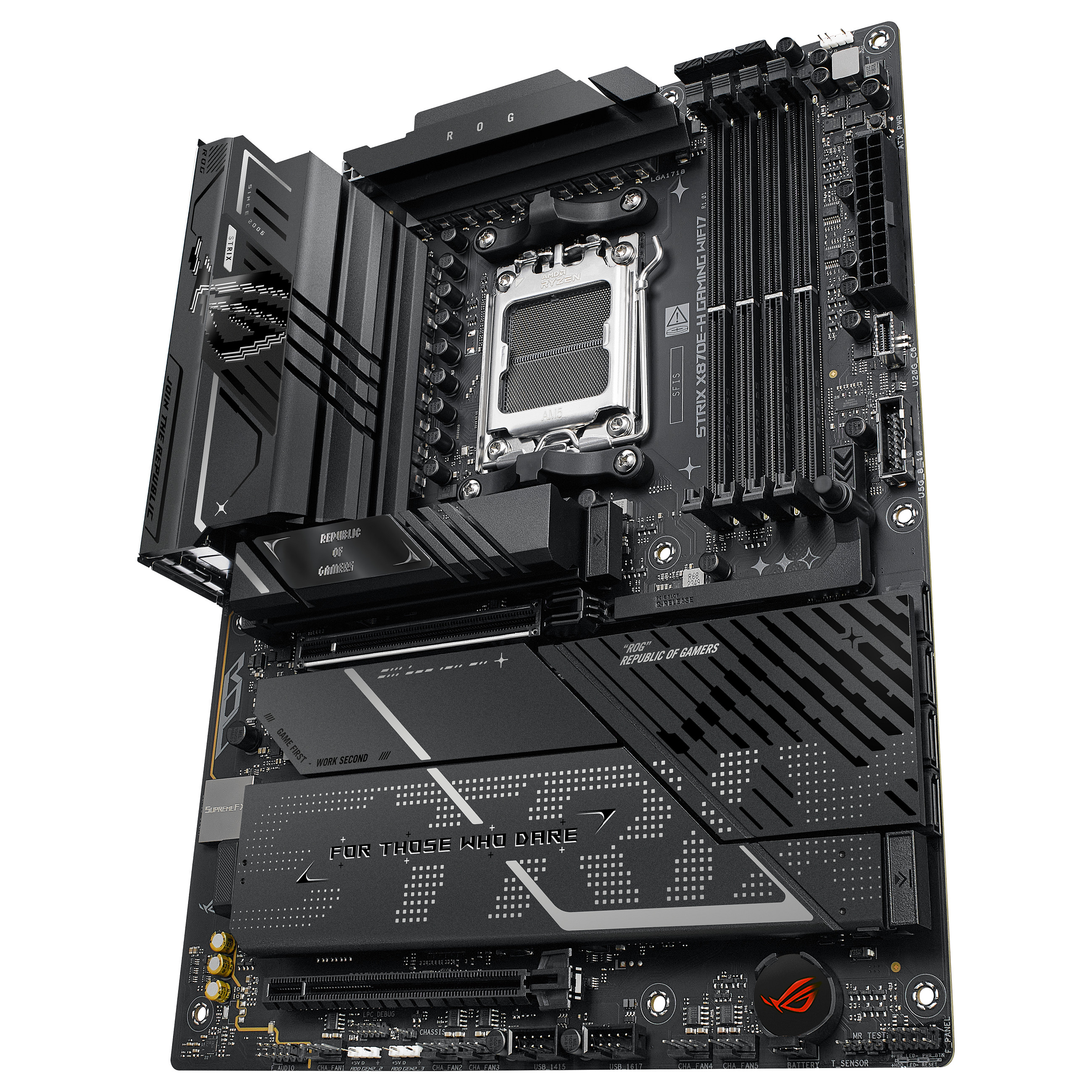 Pllakë Amë AMD AM5 ASUS ROG STRIX X870E-H Gaming WIFI7 / DDR5 / ATX / HDMI - 5