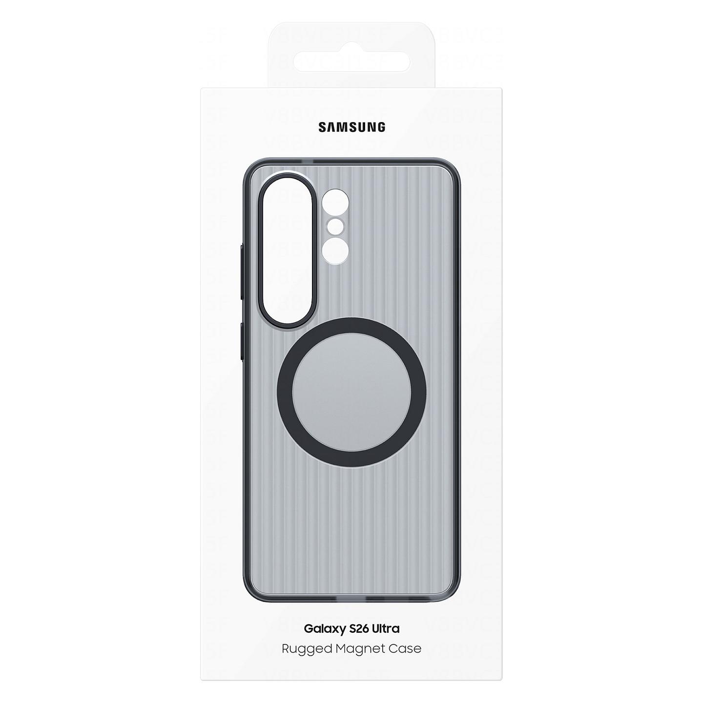 Aksesorë për telefon Samsung Rugged Magnet Case / Galaxy S26 Ultra / Magnet i Integruar - Zezë - 5
