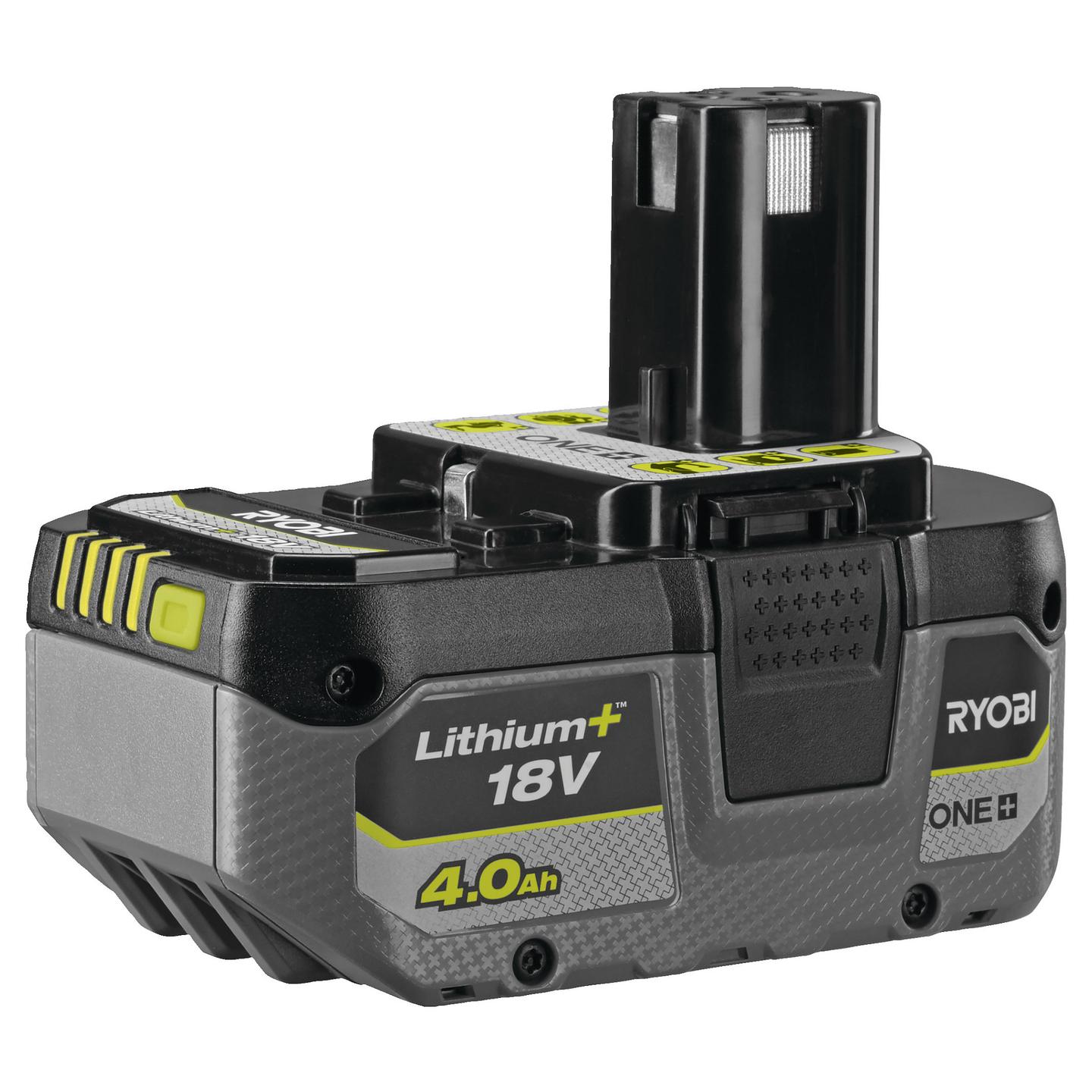 Bateri Ryobi RB1840X, 18V, 4.0Ah, Lithium+ - Gjelbër/Hiri