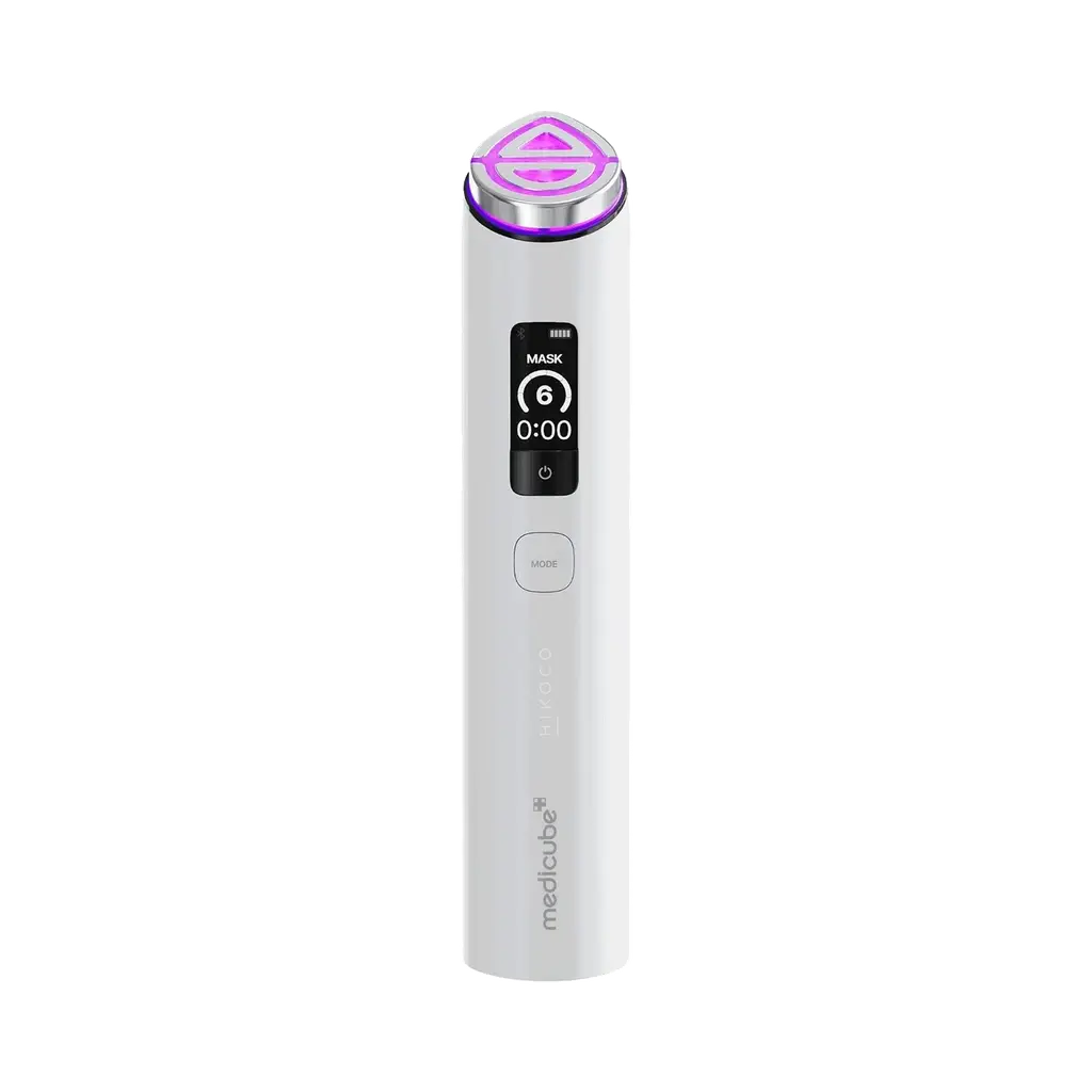 Pajisje për kujdesin e lëkurës Medicube AGE-R Booster Pro X2 / Dual-Head / 7 Mode / 2X Power / 6 Nivele / Bluetooth / AGE-R App – Bardhë - 1