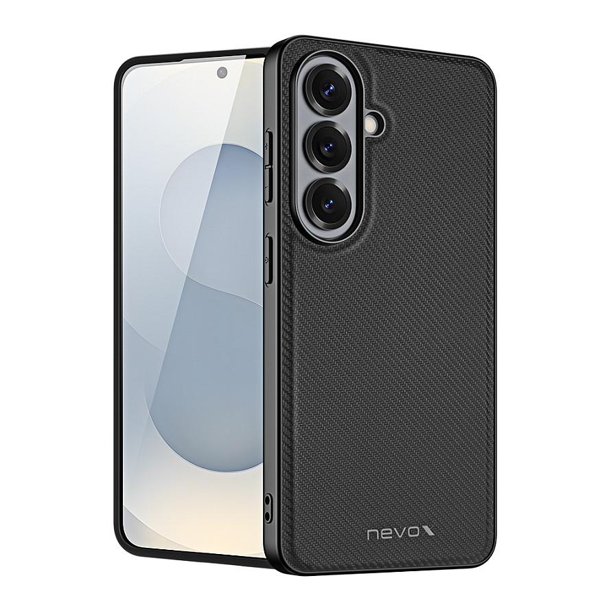 Case për Telefon nevox StyleShell NYLO / Polikarbonat + TPU + Najlon / Samsung Galaxy S26 - Zezë