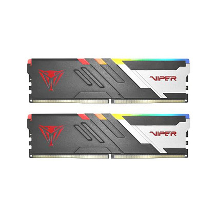 RAM Memorie DDR5 Patriot Viper Venom RGB PVVR532G680C34K / 32GB (2x16GB) / UDIMM / 6800MHz / CL34 / On-Die ECC / 288-pin - Zezë