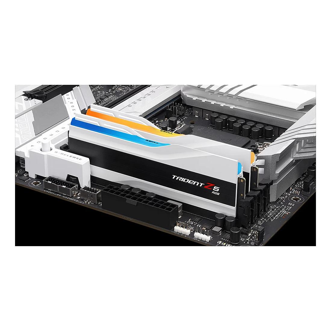 RAM Memorie DDR5 G.SKILL Trident Z5 RGB, 48GB (2x24GB), DIMM, 8200MT/s, CL40, Intel XMP 3.0 - Bardhë - 7