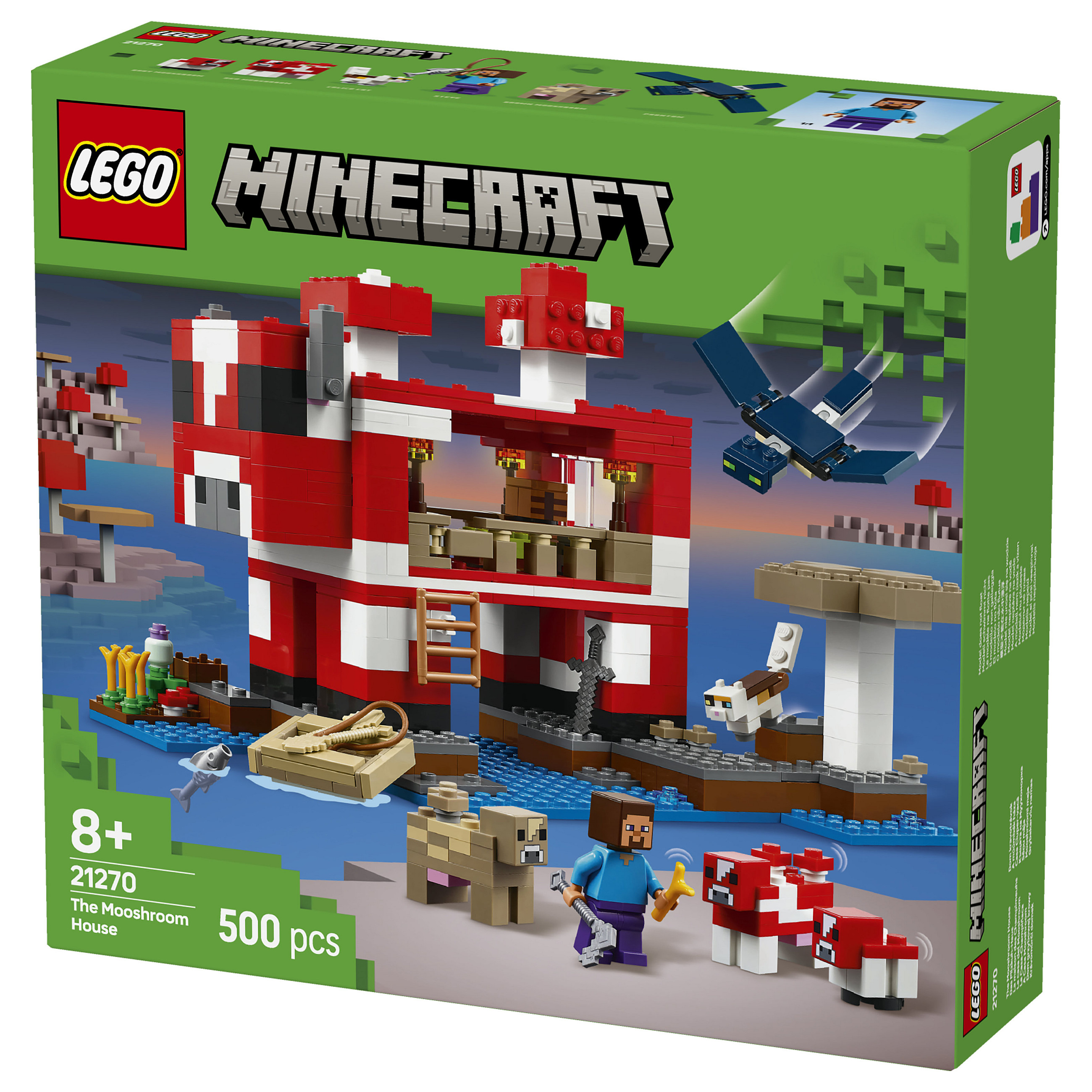 LEGO 21270 Minecraft The Mooshroom House - 25