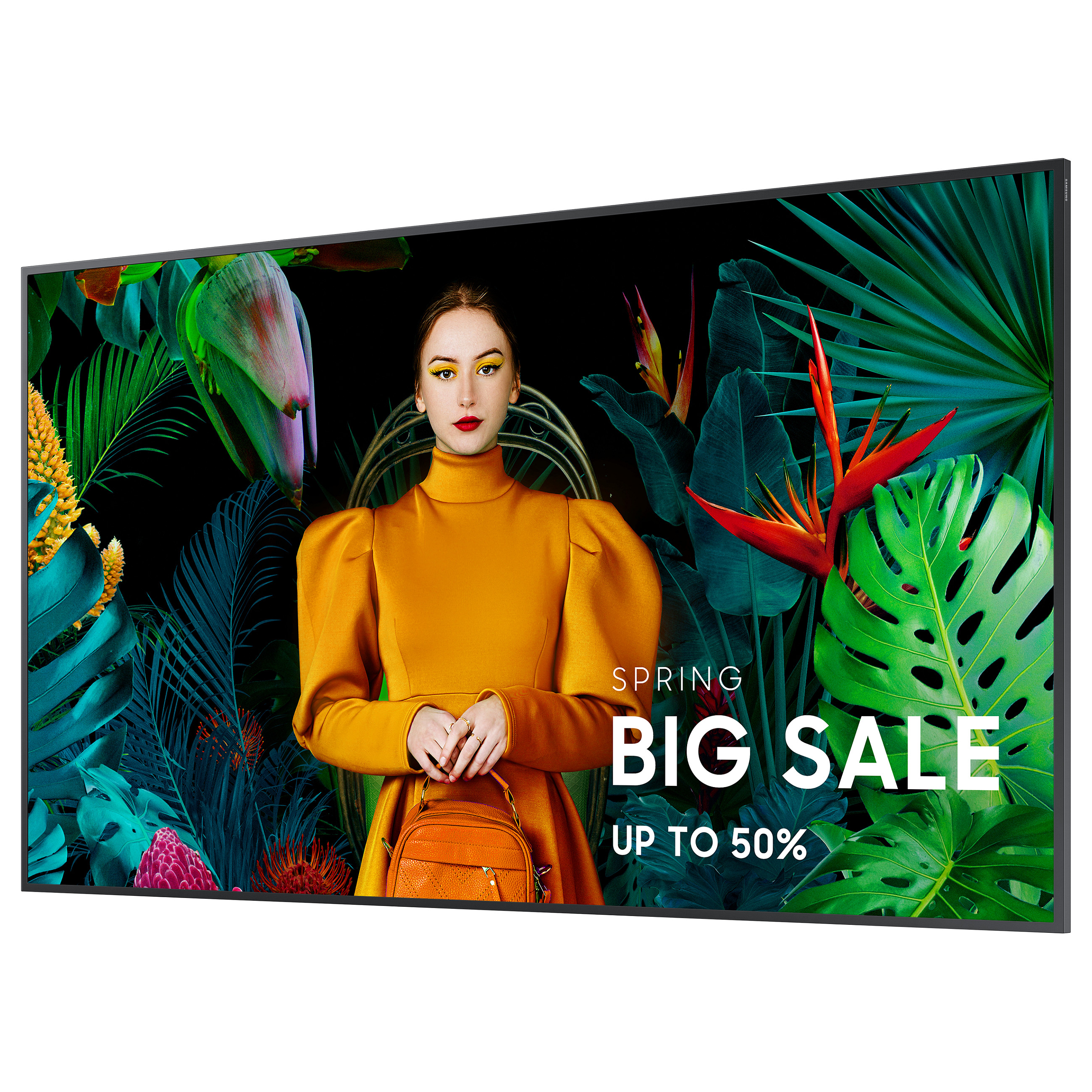 Smart Board Samsung Signage QH43C / 43″ / 4K UHD VA LCD / 75Hz / 8ms / HDMI + DP + USB / Speaker - Zezë - 2