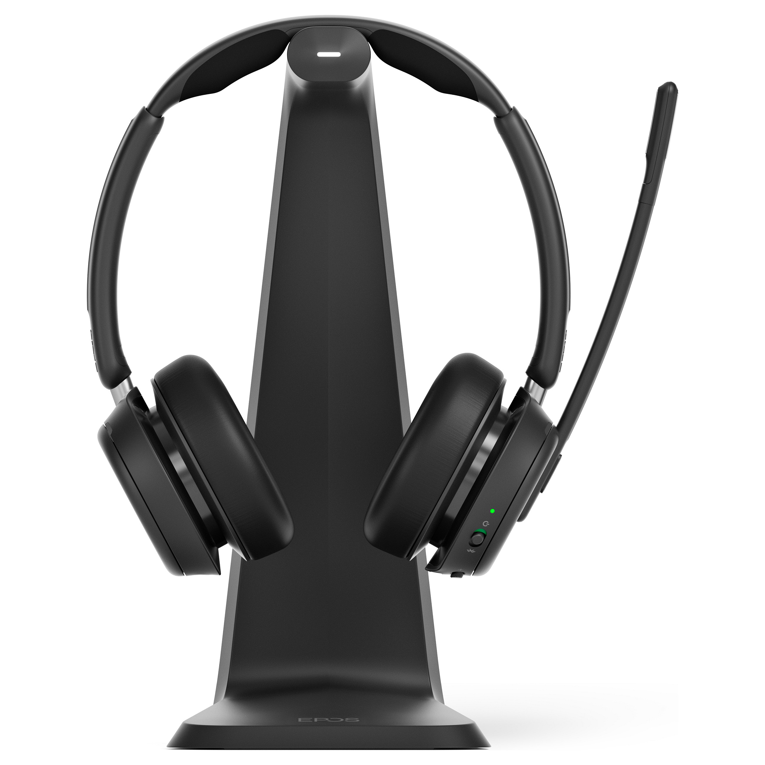 Kufje pa kabllo EPOS IMPACT 1061 / Bluetooth / USB-A / Business Headset / 3 Mikrofona / Me bazë karikimi – Zezë - 2