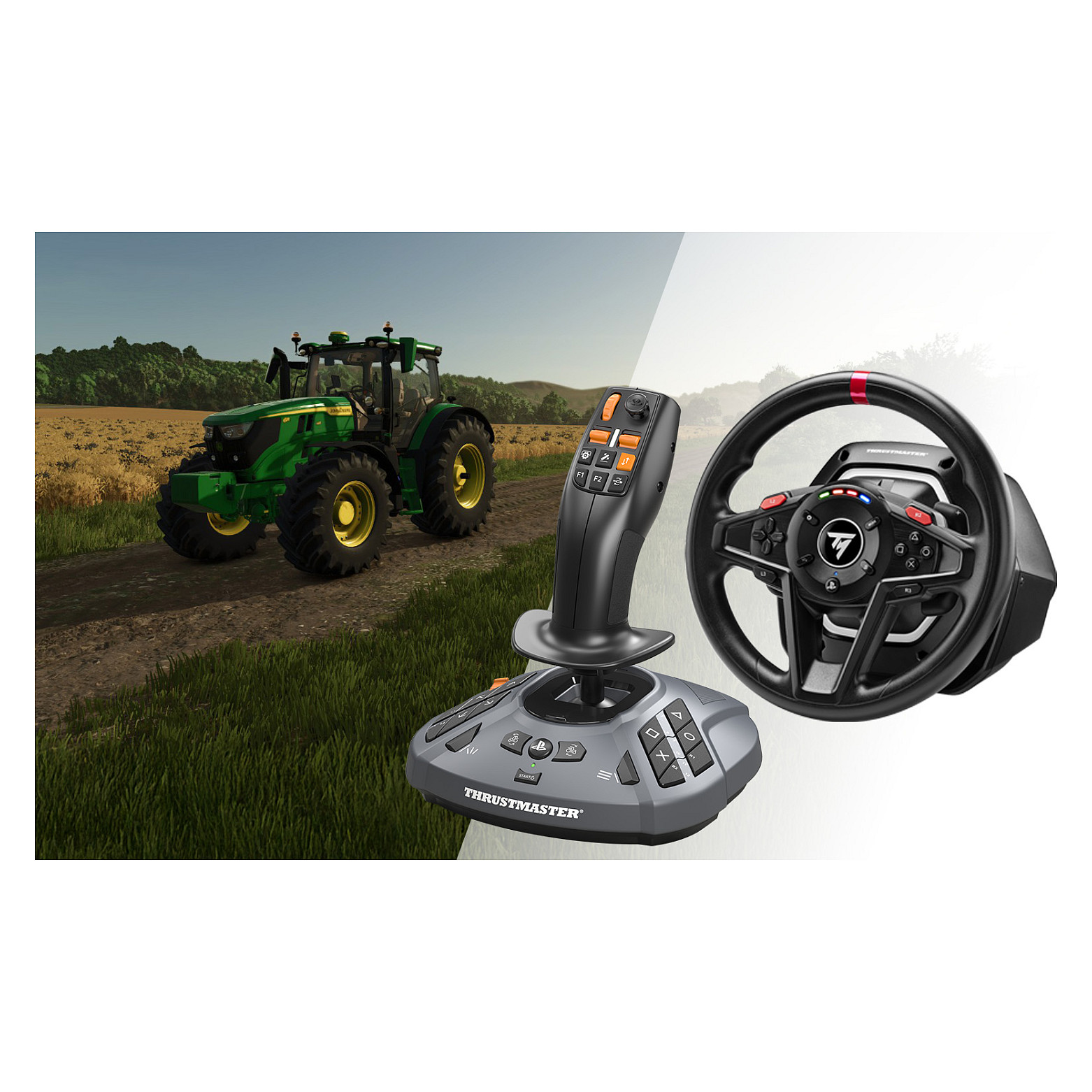 Kontroller Timon Thrustmaster T128 SimTask Farming Pack - Zezë - 5