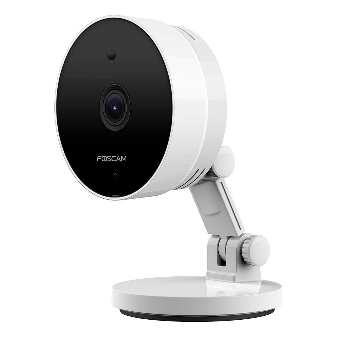 Kamerë Sigurie IP Foscam C5M, 5MP, 3072x1728, Wi-Fi Dual-Band, LAN, 8m Night Vision, microSD 256GB, Audio 2-Drejtimëshe - Bardhë