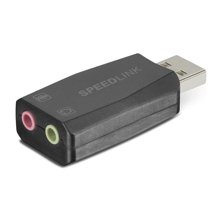 Kartelë zanore e jashtme Speedlink VIGO, USB-A, Stereo, dalje për kufje 3.5 mm, hyrje për mikrofon - Zezë - 2