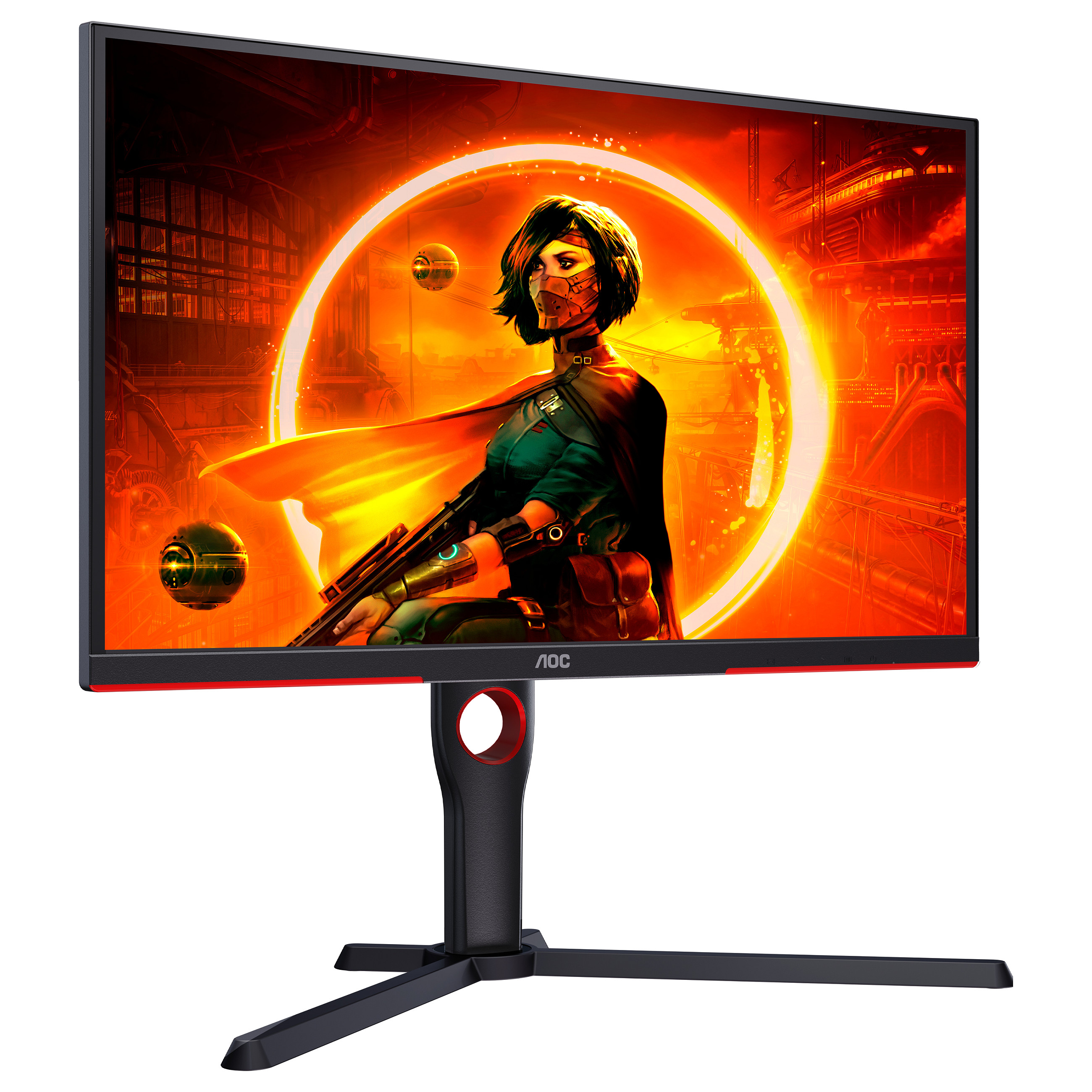Monitor Gaming AOC G3 25G3ZM/BK / 25"/ Full HD WLED / 240Hz / 0,5ms / HDMI+DP - Zezë/Kuqe - 5