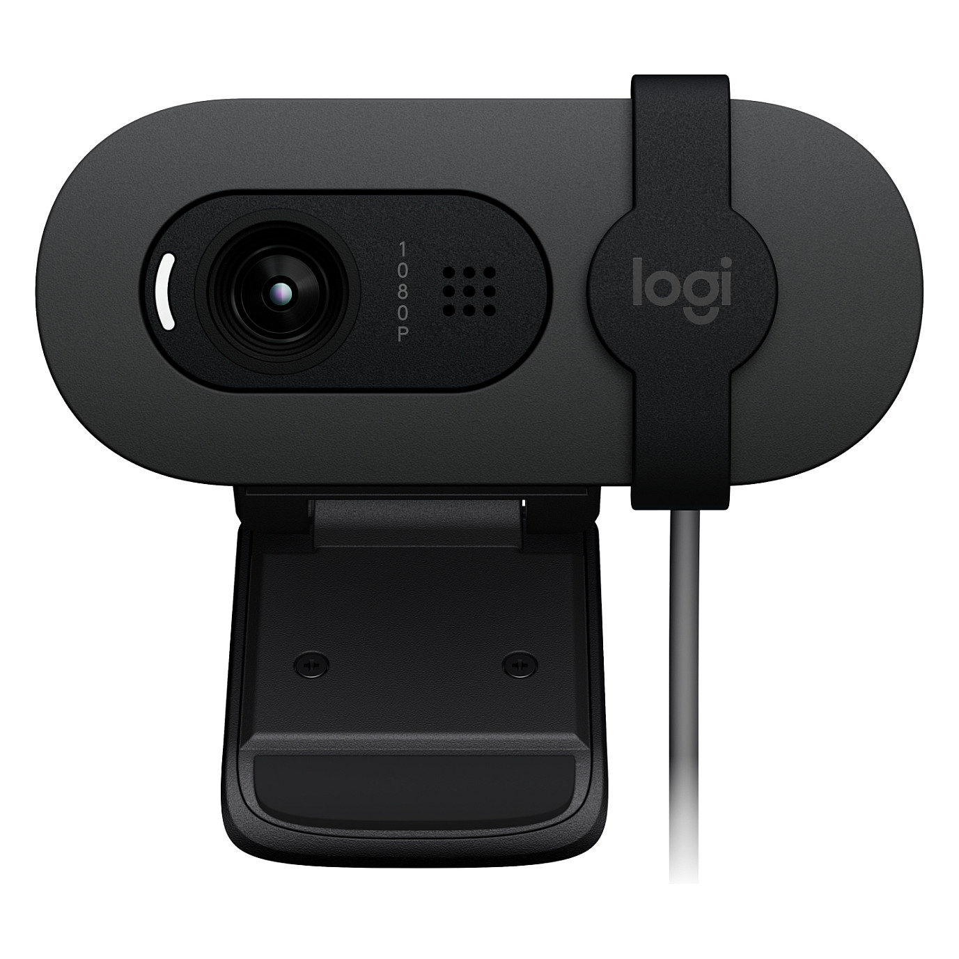 Logitech Brio 100 Full HD Webcam, 1080p, 2MP, Built-in Microphone, Privacy Shutter, USB-A – Graphite - 6